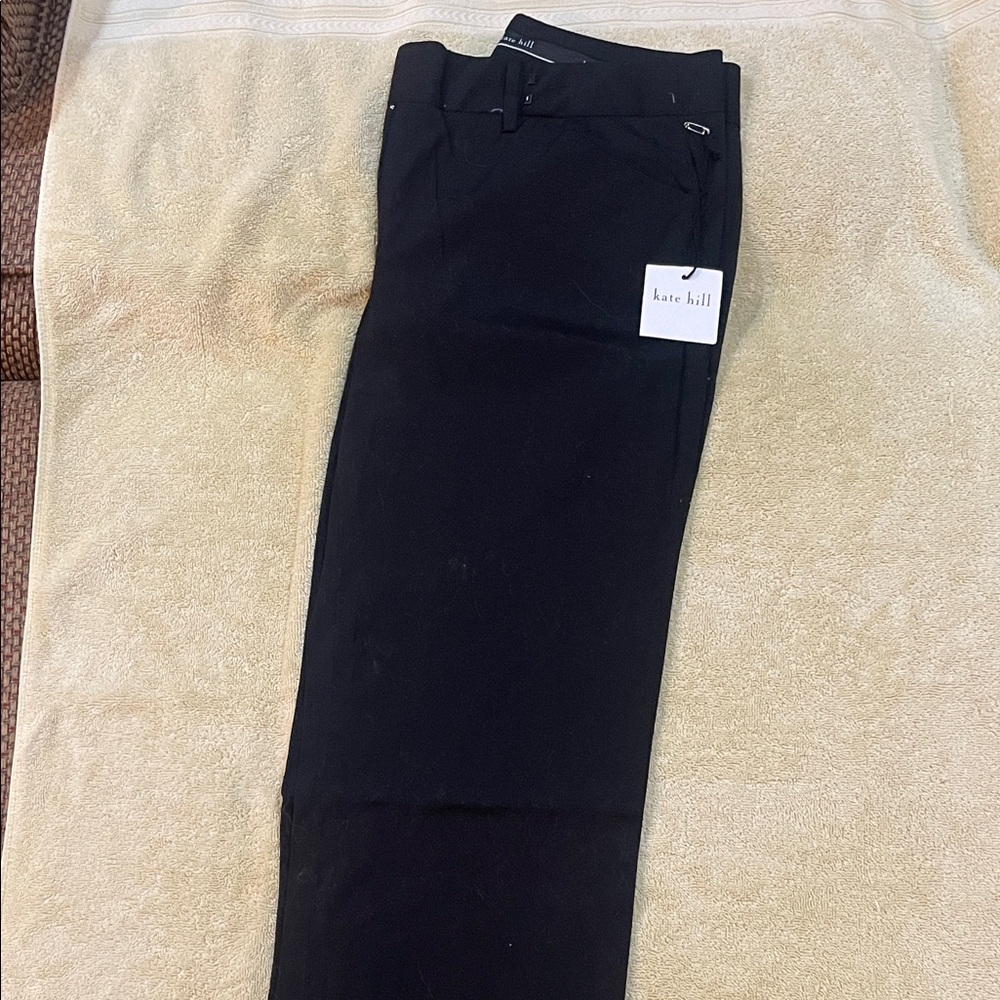 Kate Hill Elegant Black Pants